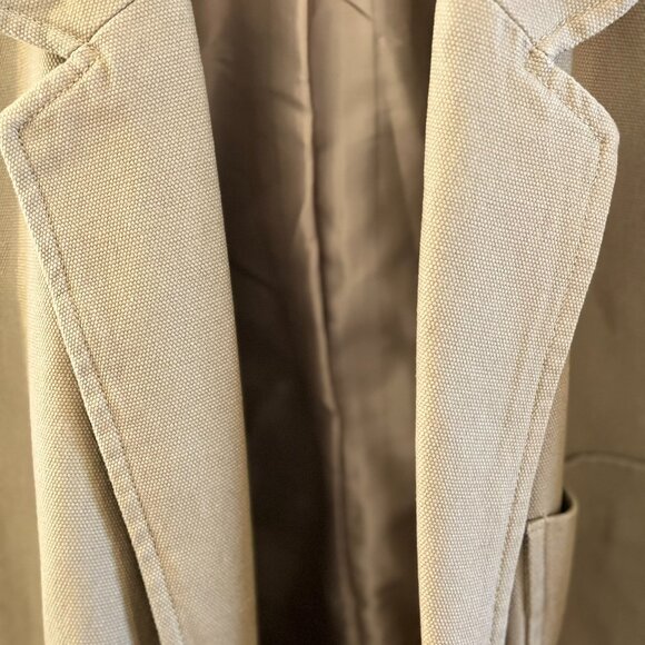 Duluth Trading Co Men Tan Duluth Flex CanvasFire House Presentation Jacket Sz Xl - Picture 6 of 11